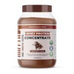 NATURALTEIN Natural Whey Protein Concentrate Caffè Mocha – 1 kg | 21 g Protein per Serving | Naturally Flavoured, Non-GMO & Soy-Free | No Artificial Sweeteners | Smooth Taste & Easy Mixability