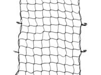 NIKAVI 3’ x 4’ Heavy Duty Bungee Cargo Net Grid Mesh Roof Rack Net with 12 PCS ABS Hooks for Pickup Truck Bed and SUV Roof Travel Luggage Rack