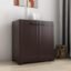 Nilkamal Freedom Mini (FMSC09) Shoe Rack Plastic Cabinet 3-Year Warranty with Dustproof Door – Shoe Rack, Chappal Stand Indoor & Outdoor, Shoes Rack Plastic with Door.