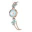 ORSGA Fleur Bracelet Watch for Women Dial Flower Chain Watches Analog Ladies Latest Stylish Diamond Wrist Gift Anniversary Birthday