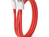 One Plus Type C Charging Cable 80W Super Fast Charging USB A to C Cable Original Red Cable for OnePlus 11R 12R Nord CE4 11 12 Warp VOOC Data Cable Android Charger Wire C Type Fast Charge Cable Durable