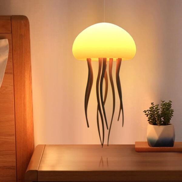 One94Store Jellyfish LED Night Light Lamp | Color Changing Baby Room Decor Lamp for Kids, Girls, Boys & Ocean Lovers | Aesthetic Ambient Light with Hanging Base – Jellyfish Design