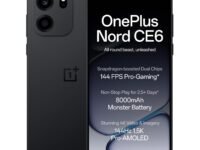OnePlus Nord CE6 | 8GB+256GB | Pitch Black | Snapdragon 7s Gen 4 | Segment's Fastest Touch Response | 8000mAh Battery | 144Hz 1.5K AMOLED Display | 50MP Main + 32MP Selfie 4K Cameras | IP66,68,69,69K