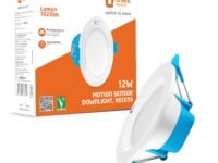 Orient Electric Motion Sensor Downlight - 12W, False Ceiling Required, Cut Out Dimension - 70mm, 1000 Lumens, 2.5KV Surge Protection, Wide Voltage Range - BIS Approved, Made in India