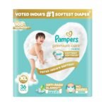Pampers Premium Care Pant Style Baby Diapers | Extra-Large (XL size) | 36 Count | Voted India's Softest | All-in-1 with 360 Cottony Softness Diapers | 12-17kg