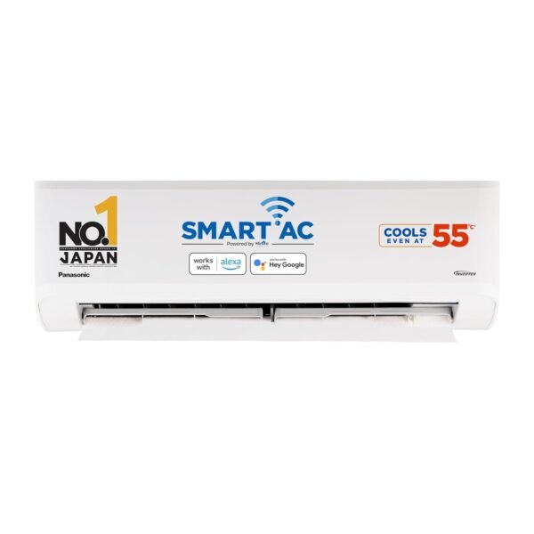 Panasonic 1.5 Ton 3 Star Premium Wi-Fi Inverter Smart Split AC (Matter Enabled, Higher Airflow, Copper Condenser, 7in1 Convertible, True AI, 2-Way, PM 0.1 Filter, CS/CU-SU18AKY3W, White)