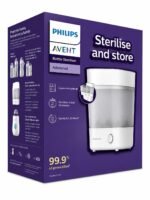 Philips Avent 3-in-1 Baby Bottle Sterilizer | No.1 Brand Recommended by Moms Worldwide | Kills 99.9%* Germs in 10 mins Cycle with Natural Steam Sterilization I Stays Sterile Upto 24hrs* | SCF291/00