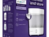 Philips Avent 3-in-1 Baby Bottle Sterilizer | No.1 Brand Recommended by Moms Worldwide | Kills 99.9%* Germs in 10 mins Cycle with Natural Steam Sterilization I Stays Sterile Upto 24hrs* | SCF291/00