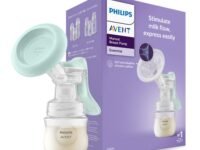 Philips Avent Essential Manual Breast pump SCF417/11 | Easy Silicone massage cushion & Ergonomic handle, Soft & Gentle, BPA Free