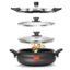 Pigeon by Stovekraft All in One Super Cooker 620-H 3 Litre Hard Anodised Outer Lid Pressure Cooker (Black, Aluminium)