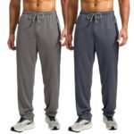 Pinkmint Men’s Cotton Comfort Fit Drawstring Track Pants with Side Pockets | Relaxed Fit | Men’s Cotton Joggers
