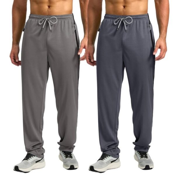 Pinkmint Men’s Cotton Comfort Fit Drawstring Track Pants with Side Pockets | Relaxed Fit | Men’s Cotton Joggers