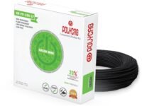 Polycab Eco-Friendly Green Wire - Colour:BLACK 90m 1sqmm