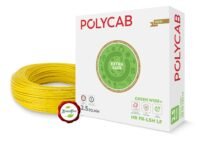 Polycab Green Wire+ 90M coil |1 SQ MM|Heat resistant upto 900 C | Low smoke | Low toxic fumes | GreenPro certified | 99.97% high purity copper | Rodent protection | Eco friendly (Yellow)