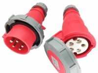 Power Industrial IP 67 Plugs, wall socket and mobile socket (32-5 socket and plug)