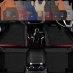 Premium 7D Car Mat Full Set for Renault Kiger (Model : 2021-2026) || Luxury Leather Dual-Stitch Full Set 7D Car Floor Mat || 100% Waterproof || Color : Black-Black (Design-1)