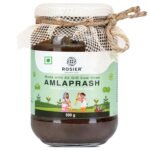 ROSIER Amlaprash – Made with A2 Gir Cow Ghee & Sweetened with Desi Khand – 500 GM | Ayurvedic Immunity Booster | Natural Ingredients | Supports Digestion (500 GM)
