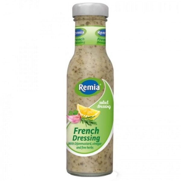 Remia French Dressing with Dijon Mustard, Vinegar and Fine Herbs Bottle, 250 ml
