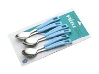 Ritu 6 Pieces Premium Tea Spoon Set for Home & Kitchen | Tea Spoon for Tea, Coffee, Sugar & Spices | Cutlery Set Food Grade Silverware for Tableware | Mirror Finish | Color May Vary, 22 Cm