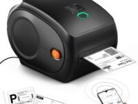 SEZNIK Shakti 4x6 Bluetooth Shipping Label Printer for Ecommerce | Direct Thermal, 1-4 Inch,203 DPI | Wireless + USB | Free App+Software, Barcode | Android/iOS/Mac/Win | 1Yr Warranty | No Seller Flex