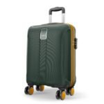 Safari Cabin Polycarbonate Spinner Thorium Neo 8 Wheels 55Cm Size Trolley Bag, Hard Case, 360º Wheeling Carry-On Luggage for Men & Women, Travel Bag, Suitcase for Travel, Dusk Green