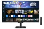 Samsung 32" (80cm) M5 Smart Monitor with Smart TV Experience|FHD 1920 x 1080|Screen Mirroring TV Plus|Speakers|Adaptive Sound|Wi-Fi|HDMI|Bluetooth|LS32FM500EWXXL|Black