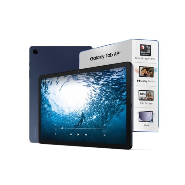 Samsung Galaxy Tab A9+ 27.94 cm (11.0 inch) Display, RAM 4 GB, ROM 64 GB Expandable, Wi-Fi+5G, Tablet, Navy