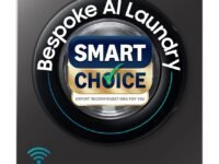 Samsung Smart Choice 12 kg, 5star, AI Ecobubble, Super Speed, Wi-Fi, Hygiene Steam with Inbuilt Heater, Digital Inverter, Fully-Automatic Front Load Washing Machine (WW12DG5B24AXTL, Inox)