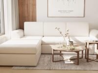 Sekar Lifestyle Lounge Series RHS Leatherette Sofa Set for Living Room (Beige, 4 Seater) 4-Person Sofa
