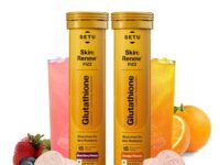 Setu Skin Renew Glutathione Tablets for Glowing Skin | 30 Effervescent Tablets with 500mg L-Glutathione & Vitamin C | Antioxidant, Skin Glow Supplement for Clear Skin | Mixed Berry & Orange, Pack of 2