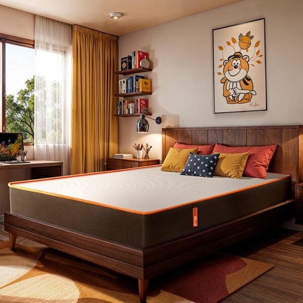Sleepyhead Original - 3 Layered BodyIQ Orthopedic Memory Foam Mattress | Zero Partner Disturbance | Medium Firm | 10- Years Warranty | 6-Inch Bed Mattress | 72x48x6 inches (Double Size Mattress)