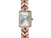 Sonata Poze 7 Analog Silver Dial Rose GoldAlloy Strap-Solid Link Strap Watch for Women - SP80142WM01W