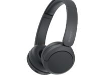 Sony WH-CH520 Wireless Bluetooth Headphones On Ear with Mic, Up to 50Hrs Battery, Quick Charge, DSEE Upscale, Multipoint Connectivity, Voice Assistant, Customized EQ-Black