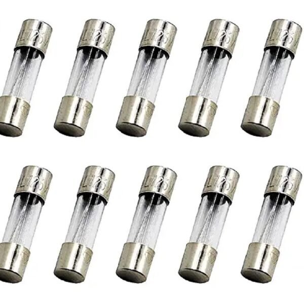 Sorica Glass Fuse 250v, 6A Fuse for Extension Board (10 Piece)