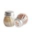 Spice Shaker Jar Plastic with Stainless Steel caps for Salt & Pepper, Oregano, Chilli Flakes Sprinkler Air Tight Kitchen Container Dining Table (2), Multicolor, Standard (DE-069)