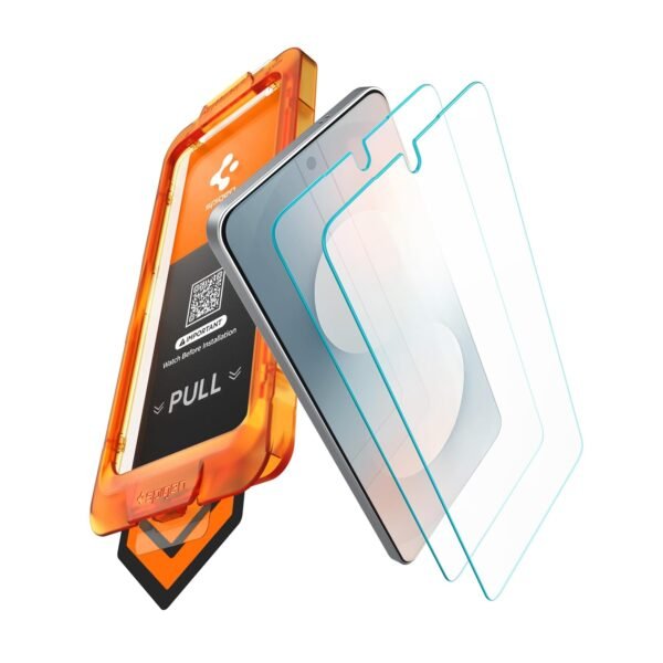 Spigen AlignMaster S Tempered Glass Screen Guard for Galaxy S25 FE [2 Pack]