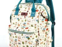 StarAndDaisy Baby Diaper Bag for Mother Travel/Diaper Bags for Mother for Travel with Laptop Pocket, Multi Compartments, Insulated Bottle Pockets, Waterproof, Ultra soft fabric - Animal Print