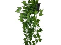 Tdas Artificial Plants with Pot Leaves Hanging Ivy Garlands Plant Greenery Vine Creeper Home Decor Door Wall Balcony Decoration Party Festival Craft (1 Pcs Ivy Plant)