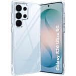 TheGiftKart for Samsung S26 Ultra Case, Clear Hard Back Cover, Hybrid Shockproof Galaxy S26 Ultra Back Cover (PC & TPU, Transparent)