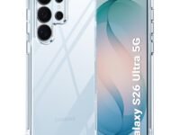 TheGiftKart for Samsung S26 Ultra Case, Clear Hard Back Cover, Hybrid Shockproof Galaxy S26 Ultra Back Cover (PC & TPU, Transparent)