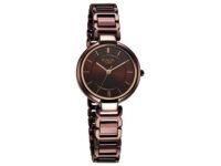 Titan Raga Delight Quartz Analog Brown Dial Brown Metal Strap Watch for Women - NT2608QM02
