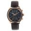 Titan Workwear Quartz Multifunction Black Dial Brown Leather Strap Watch for Men - NT1733KL03