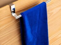 Towel BAR Hanger/Kitchen Hanger Hook Drawer Storage Adjustable Over Cabinet Stainless Steel Towel Holder (9 Inch)