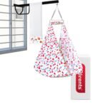VParents Sleeping Essentials Set with Mosquito Net, Spring & Window Stand (Pink) | Polka Dots