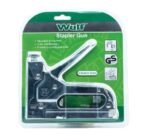 WULF Heavy Duty Manual Stapler Gun (4–14mm) | 3-in-1 Staple, Nail & Pin Tacker with 4000 Staples | Steel Body Staple Gun Nailer for Furniture, Upholstery, Woodworking & DIY Repair Tools