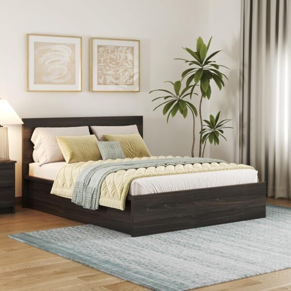 Wakefit Bed | Queen (78x60) Engineered Wood Bed with Storage, 3 Years Warranty - Centaur - Wyoming Maple