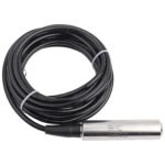Water Liquid Level Sensor, DC24V 4-20mA Level Transmitter, Anti-Blocking, Durable for 0-5m Liquid Level Range