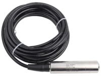 Water Liquid Level Sensor, DC24V 4-20mA Level Transmitter, Anti-Blocking, Durable for 0-5m Liquid Level Range