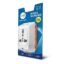 Wipro 3 Way Multiplug Adaptor with 1 Universal Sockets |Inbuilt Surge Protection & Power supply Indicator | Compact & Light weight | 6Amp Multiplug socket for Home, Office | Pack of 4 (White)