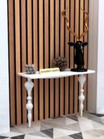 Wooden Space Presents Console Table for Living Room | Home Side Table for Entrance | Office Decor Table | Solid Wood with Natural Deco Paint & Beautiful Finishing.